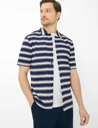 Brax Herren Overshirt Style PAJO navy, dunkelblau, Gr. XXXL
