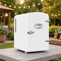 Nettlife Kühlbox 4L Mini Kühlschrank 12V leise Kompakter Tragbarer Klein Kühlschrank, Geeignet für Getränke Kosmetik Essen