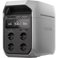 Ecoflow EcoFlow Delta 3 Plus Powerstation 0% Mwst. gem. §12, Abs. 3 UstG Powerstation LiFEPO4 (230 VAC V), Erweiterbare Kapazität von 1 kWh–5 kWh
