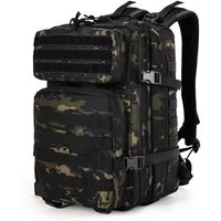 TAN.TOMI Rucksack Taktischer Rucksack 45L Wanderrucksack Militär Rucksack, Für Wandern, Jagd, Trekking und andere Outdooraktivitäten