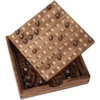Bartl Spiel 108895 Sudoku-Box, Holzspielzeug, 1 Spieler, ab 10 Jahren, Braun