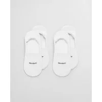 Gant Füßlinge INVISIBLE SOCKS 2-PACK mit Silikonbesatz am Fersenbereich