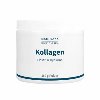 NatuGena Kollagen | 160 g Pulver | 100% natürliche Kollagenpeptide | von grasgefütterten Rindern aus Weidehaltung