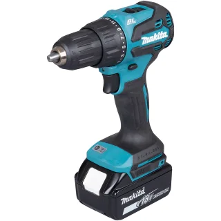 Makita Akku-Schlagbohrschrauber 18V / 3,0 Ah, 2 Akkus + Ladegerät im Koffer + 74-teilges Zubehör-Set - DHP490RFX3