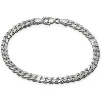 SilberDream Silberarmband SilberDream Armschmuck 19cm silber (Armband), Damen, Herren Armband ca. 19cm, 925 Sterling Silber, Farbe: silber