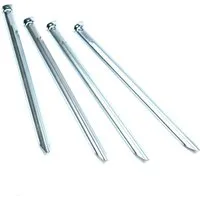 YOUCAMP Zelthering Heringe SOFT PRO 4er Set Edelstahl 30 x 1,8cm Weiche Böden Sand, (4-St)