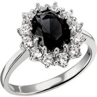Firetti Fingerring Schmuck Geschenk Silber 925 Damenring Lady D Diana Royal, mit Zirkonia (synth), Glasstein