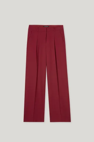 Luisa Cerano - Hosen Weiblich berry red - Gr. - 44