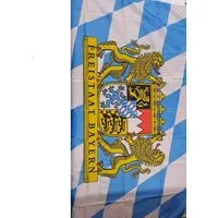 trends4cents Flagge Flagge Bayern Löwe mit Spruch Freistaat 90 x 150 cm Fahne mit 2 Ösen (1-St), Langlebig und farbecht