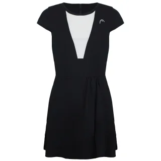 Head Baltic Damen Schwarz Tennis-Kleid