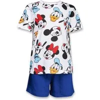 Disney Schlafanzug Disney Mickey Maus Jungen Schlafanzug Pyjama Shirt Shorts (1 tlg) Gr. 98 bis 128 - 100% Baumwolle