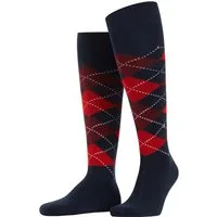 Burlington Kniestrümpfe Preston Einheitsgröße 40-46, Argyle-Muster, besonders weich