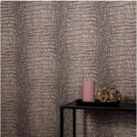 Erismann Vliestapete Krokodil Leder Optik Exotisch Braun Metallic 10560-11 Forest Dreams
