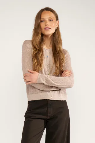Nümph - NUMISLA CARDIGAN gray morn - Gr. - S
