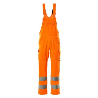 MASCOT Latzhose SAFE LIGHT Hi-vis Orange 56 - 18869-860-14-76C56