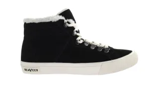 Seavees Carmel Coast Schnürung schwarzer Wildleder Leder Damenschuhe