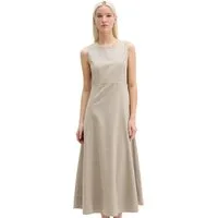 Marc O'Polo Midikleid aus Organic-Cotton-Lyocell-Leinen-Mix