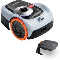 NAVIMOW Rasenmähroboter Segway i205/i208 AWD Mähroboter ohne Begrenzungskabel, bis 500 m² Rasenfläche, (1-St., EFLS NRTK + Vision, Automatisches Kartieren, inkl. 2,55 Ah Akku), Keine RTK-Antenne
