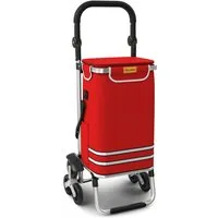 ELONEO Einkaufstrolley ELONEO Einkaufstrolley Treppensteiger, 56L Volumen, 3×3 Radsystem, Mit HängFix zum Anhängen an den Einkaufswagen