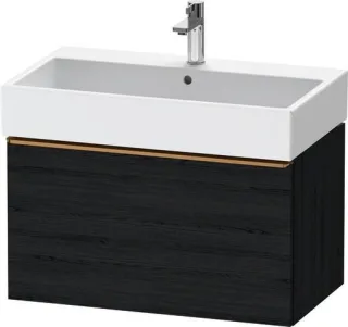 Duravit D-Neo Waschtischunterbau wandhängend Eiche Schwarz Matt 784x442x440 mm - DE4273004160000 DE4273004160000