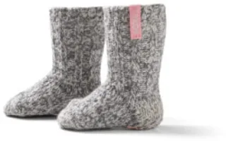 Soxs Baby Anti-Rutsch Wollsocken, grau - fairy tail, 19-28