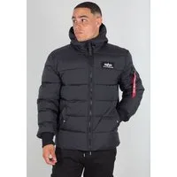 Alpha Industries Steppjacke Hooded Puffer Alpha FD Kunstfaser, regular fit