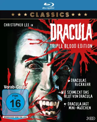 Dracula Triple Blood Edition: Draculas Rückkehr / Wie schmeckt das Blut von Dracula / Dracula jagt Mini-Mädchen [Blu-ray]