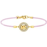 MICHAEL KORS Armband Schmuck Geschenk Metall Kordel Nylon Armschmuck Premium, mit Zirkonia (synth)