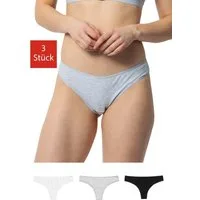 SNOCKS Brasilslip Damen Slip Unterhose (3-St) aus Bio-Baumwolle für ein bequemes Tragegefühl