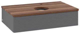 Villeroy & Boch Waschtischunterschrank Antao K08_5 800x190x500mm mit Struktur FK/AP: GK/2 K08152GK