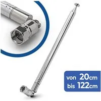 Adapter Universe 120cm Teleskop Antenne Ersatz F Stecker DAB UKW Radio FM AM Auto Audio Stabantenne