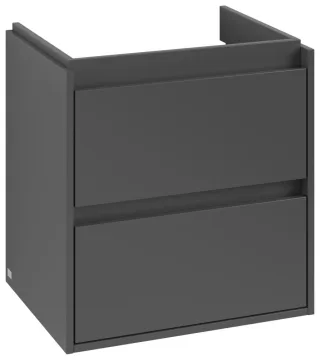 Villeroy & Boch Waschtischunterschrank Skyla C79400 572x596x 439mm 2 Ausz. Waschbecken mittig Grap C79400VR