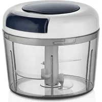Vip Ahmet Zerkleinerer Manueller Gemüse und Obstschneider, Multizerkleinerer 0,9L, Seilzugmechanismus