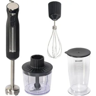 Guzzini Sous Chef Stabmixer mit Zubehör, grau