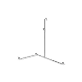Hewi System 900 Duschhandlauf 900.35M33540 1250 x 1855 x 765 mm, Ausführung links, chrom