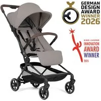 Hauck Kinder-Buggy Lite N Care - Sandy Taupe, leichter Sportwagen Reisebuggy faltbar mit Liegefunktion bis 22 kg