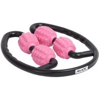 JELEX Massageroller JELEX Massage 4 Rad Massage-Doppelroller, 4 Rollen mit insgesamt 200 Massageknötchen