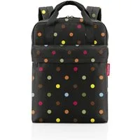 REISENTHEL® Rucksack ALLDAY BACKPACK M DOTS, 15 Liter, Schwarz, (1-tlg), wasserabweisend, verstellbare und gepolsterte Schultergurte