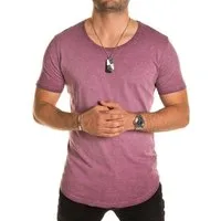 Pittman T-Shirt Shredder Oversize Basic Tee Crew Neck Washed (1-tlg)
