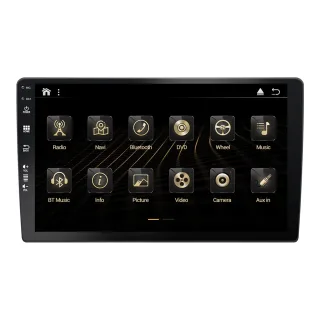YUEHOO 9 Inch 2Din Car Central Control MP5 Player Touch Screen Panel Android 12 Operating System FM Stereo YH-D04