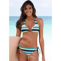 Venice Beach Triangel-Bikini mit Blockstreifen