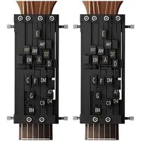 FELIXLEO Westerngitarre Gitarren Akkord Trainer Hilfe für Akkorde Akkordwechsler Lernsystem, 2-St.