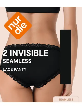 NUR DIE DAMEN INVISIBLE LACE PANTY 2ER PACK