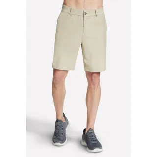 Skechers Premium Everywhere 9 Zoll Kurze Polyester Herren Shorts in natürlicher Knie-Länge