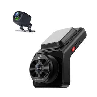 4G LTE Dash Cam 4K Ultra HD Dual Lens Car DVR Driving Recorder Camera WiFi GPS ADAS 24H Remote Parking Monitor