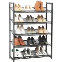 SONGMICS Schuhregal Schuhschrank, Schuhständer, verstellbare Schuhablage