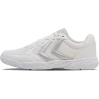 hummel Hallen-Indoorschuhe AEROTEAM III weiss/silbergrau Herren Badmintonschuh