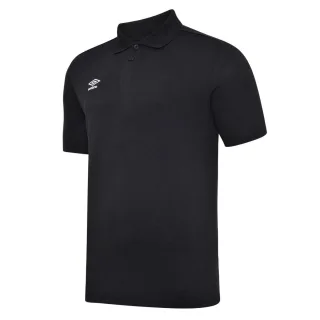 Umbro Herren Essential Polo Shirt (Schwarz/Weiß)