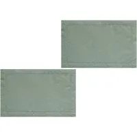 OTTO home Platzset Sebastien, (2-St), Leinenoptik, 30x45, Tischdekoration, Einfarbig