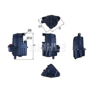 Mahle Kraftstofffilter Renault Clio Modus 1,5